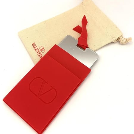 Valentino Beauty silicone phone sticker cardholder + stainless steel mirror