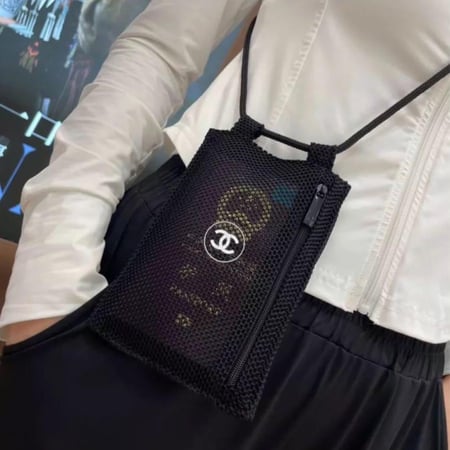Chanel Passport/Phone Holder Crossbody Bag/Pouch محفظة شانيل