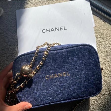 Chanel Navy & Gold Bag