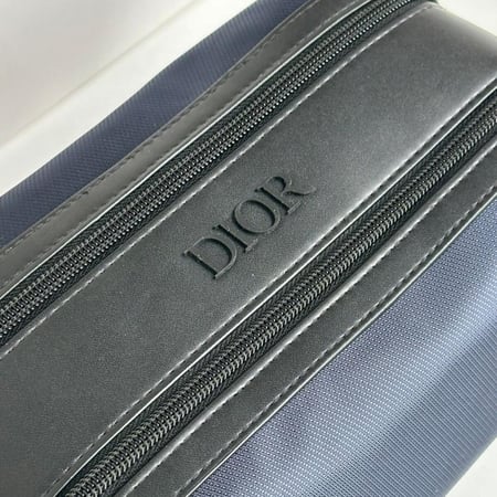 Dior Pouch Navy Blue & Black for Man