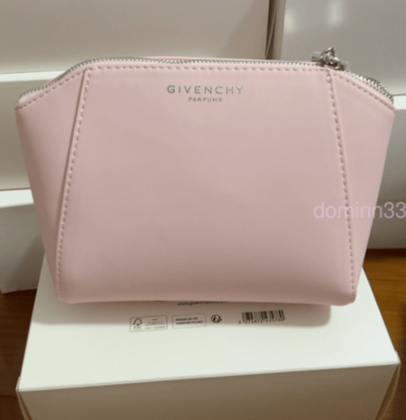 شنطة جلد جفنشي وردي اصليه مع علبتها و كيس جفنشي