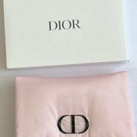 طقم شنطة ديور وردي / طقم حقيبة ديور ورديه