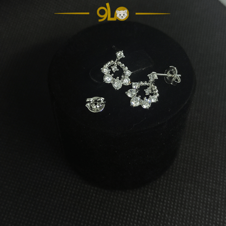 أقراط فضة 925s موديل 9112