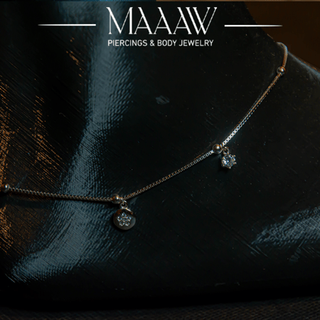 خلخال فضة 925s موديل 9219