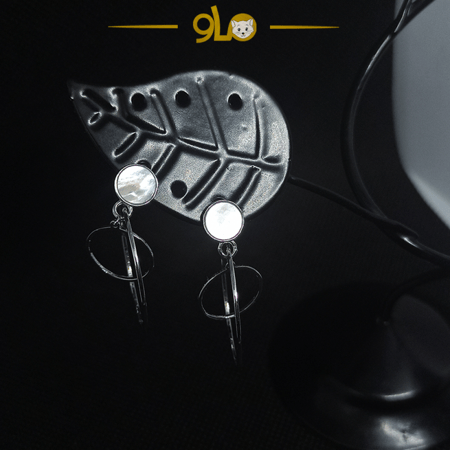 أقراط فضة 925s موديل 9107