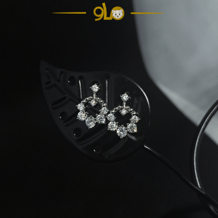 أقراط فضة 925s موديل 9112