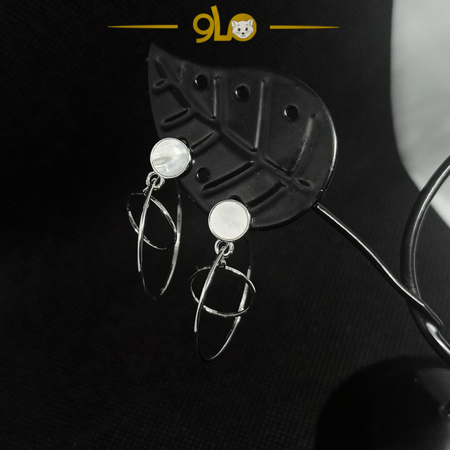 أقراط فضة 925s موديل 9107