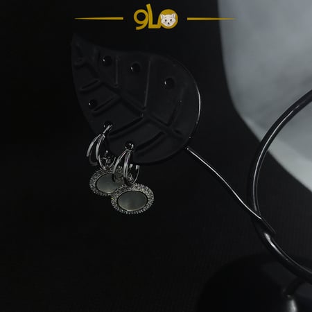 أقراط فضة موديل 9122