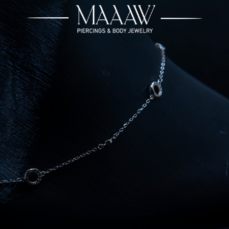 خلخال فضة 925s موديل 9218