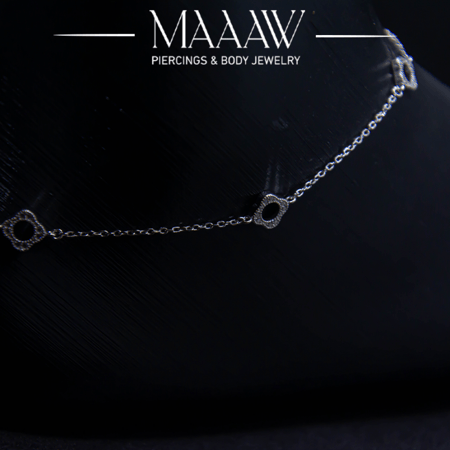 خلخال فضة موديل 9210