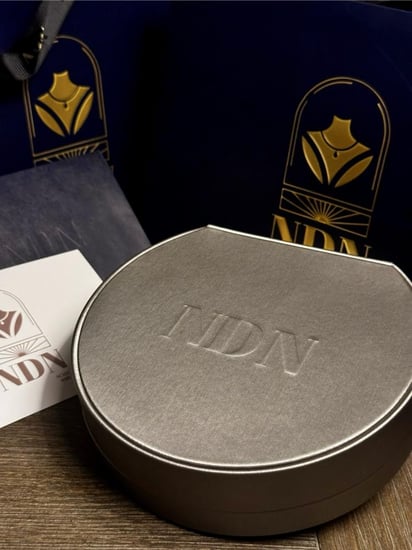 قلادة نجوم وقمر فضة استرلينة عيار 925