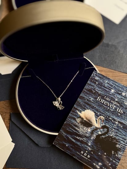 Black and white swan مقاوم للصدا