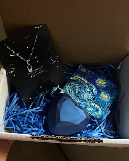 بكج خاتم نجمي مع القلاده الفضه