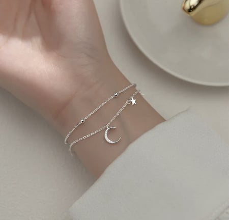 اسوارة النجوم فضه عيار 925