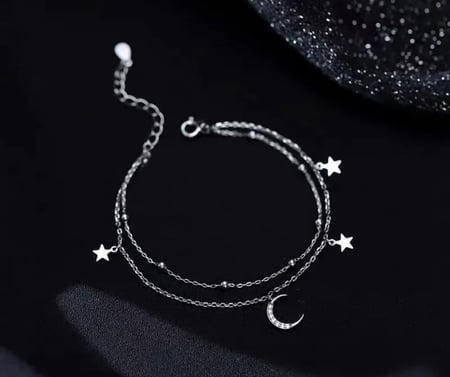 اسوارة النجوم فضه عيار 925