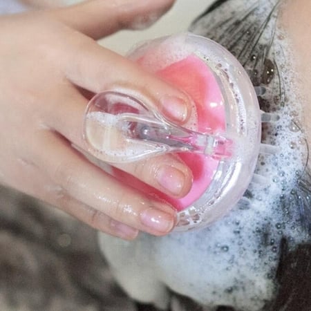 فرشاة شعر للاستحمام وتدليك الرأس