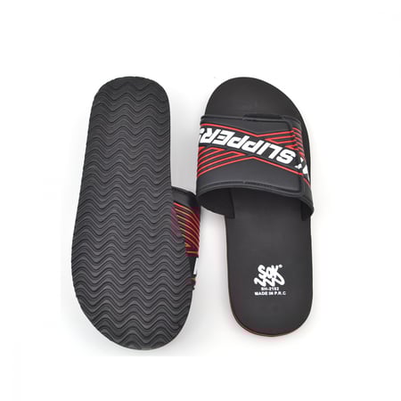 شبشب بحزام عريض فيلكرو