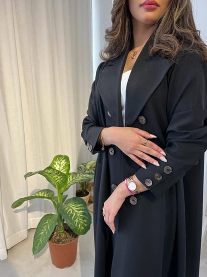 عباية جاكيت أسود