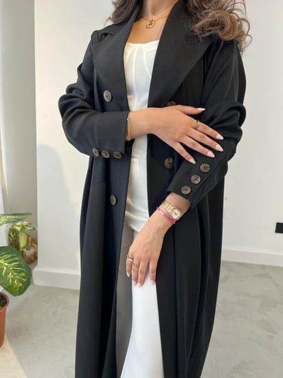 عباية جاكيت أسود