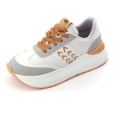 حذاء رياضي ابيض و رمادي  - OTTIMO