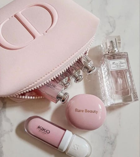 Dior makeup bag ( Pink)