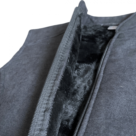 سديري شتوي فاخر رصاصي