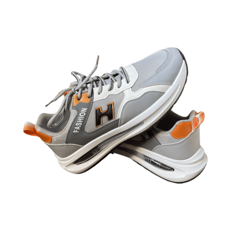 حذاء سبورت رمادي - اورانج
