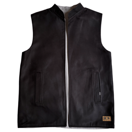 سديري جوخ بـ وجهين اسود ورمادي