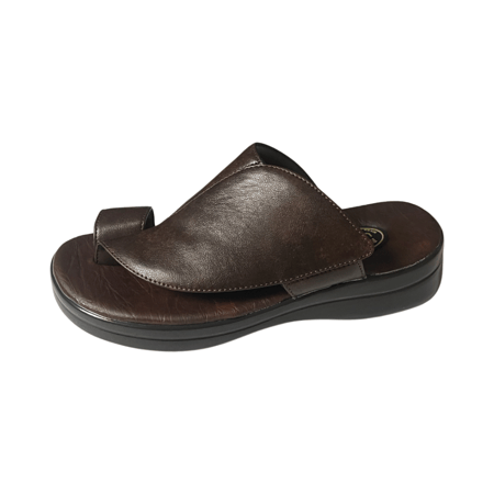 حذاء بانوراما تركي طبي بني