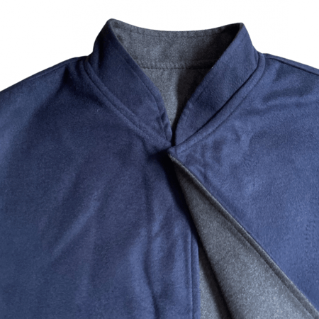 سديري جوخ بـ وجهين كحلي و رمادي