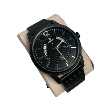 ساعة رسمي رجالي اسود مينا اسود 1815
