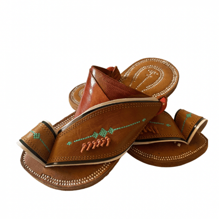 حذاء خليجي مطرز