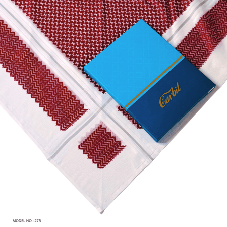 شماغ كاربت أحمر غامق M27