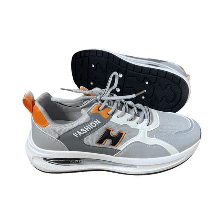 حذاء سبورت رمادي - اورانج