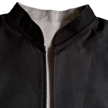 سديري جوخ بـ وجهين اسود ورمادي