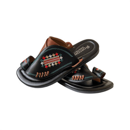 نعال شرقي مطرز تطريز ملون