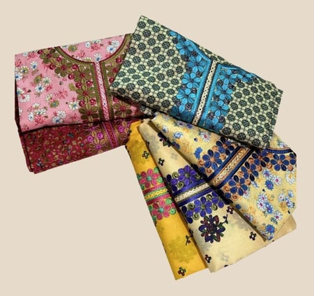 جلابية قطن مع طرحة