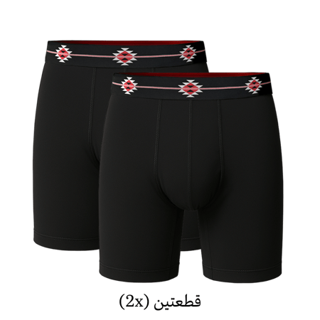 سروال داخلي (بوكسر) رجالي - أسود (مودال)