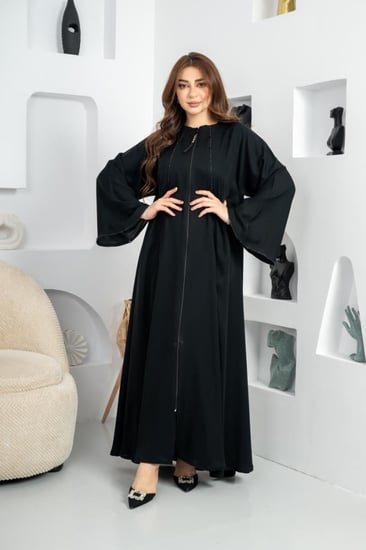 عباية انيقة كلوش | بسحاب