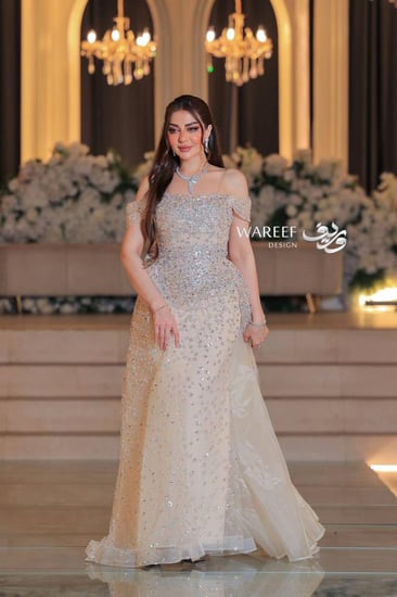 فستان سهرة بيج أوف شولدر