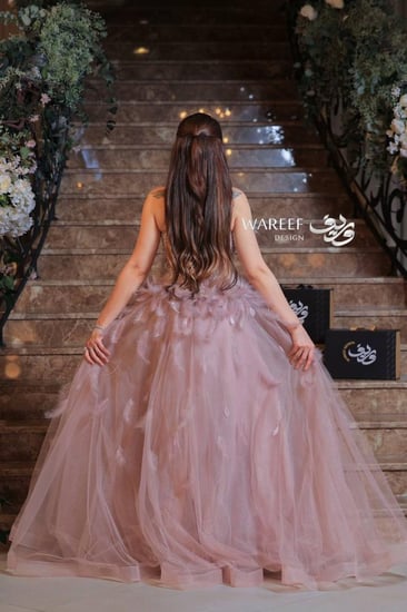 فستان سهره وردي