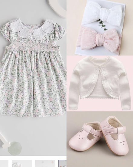 فستان بطبعات ازهار