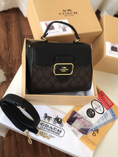 شنطة كوتش الكلاسيكية بنقشة المونوغرام الفاخرة