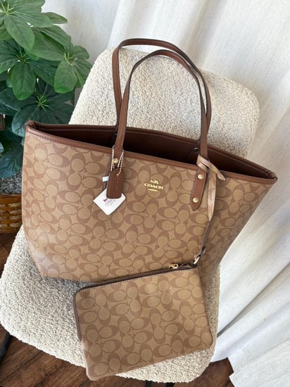 شنطة كوتش (Coach) بيج مع محفظة مرفقة