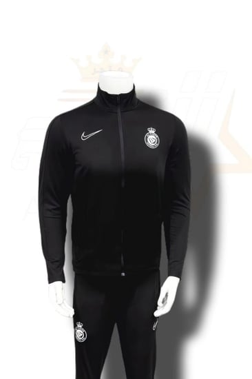 طقم النصر شتوي الأسود