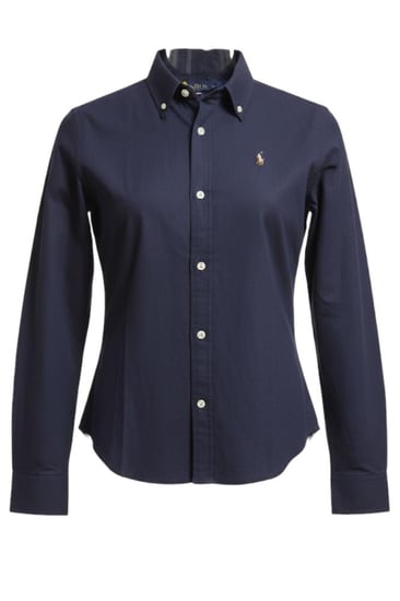 قميص رسمي بأكمام طويلة وشعار مطرز