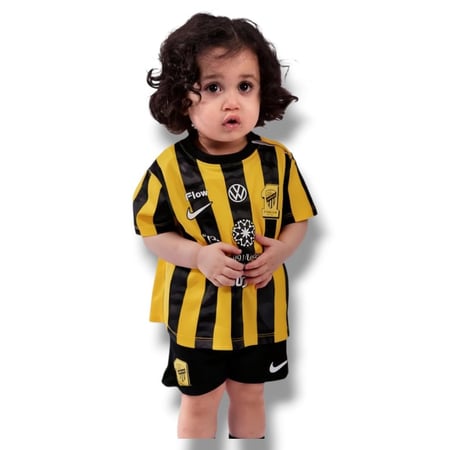 طقم نادي الاتحاد اطفال الجديد لموسم 2025-2026