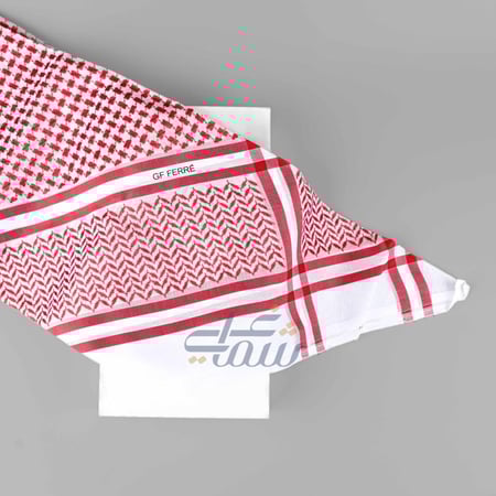 شماغ GF FERRE الاحمر كاجول