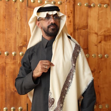 شال العربي  صوف كشميري C4