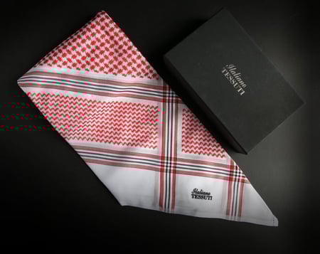 شماغ تيسوتي أحمر STSR5